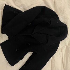 Uniqlo Women's Black Pea Coat